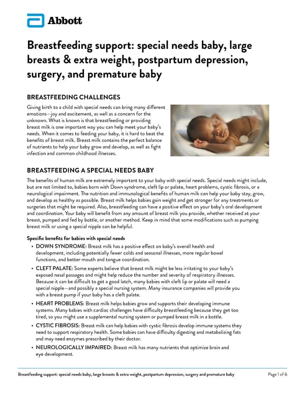 Breastfeeding Challenges - Page 1