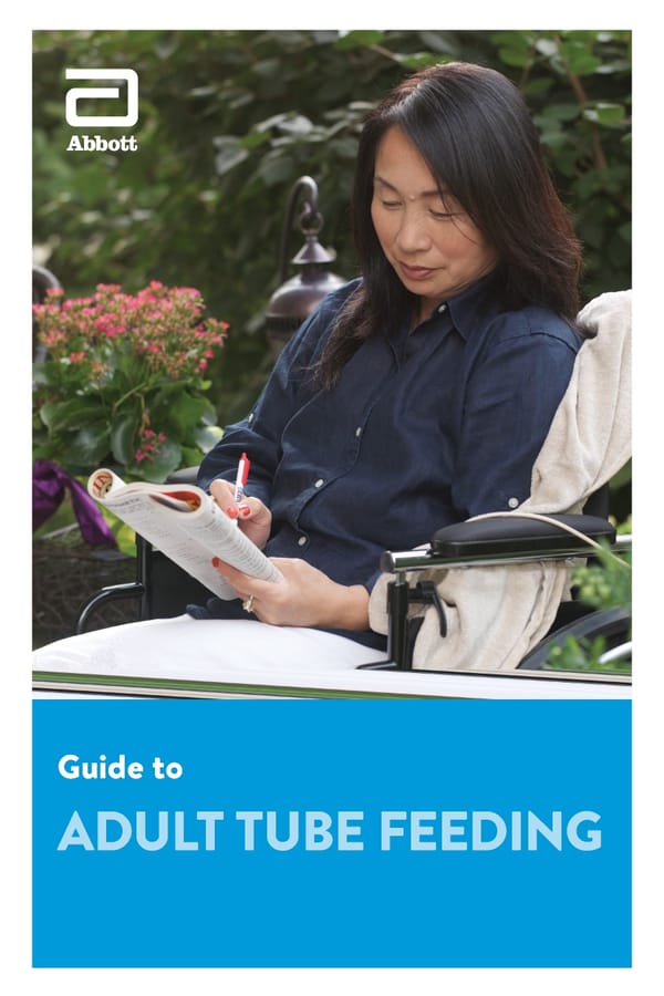 Guide to Adult Tube Feeding at Home  - Page 1