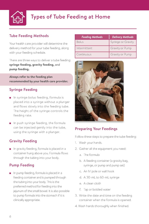 Guide to Adult Tube Feeding at Home  - Page 8