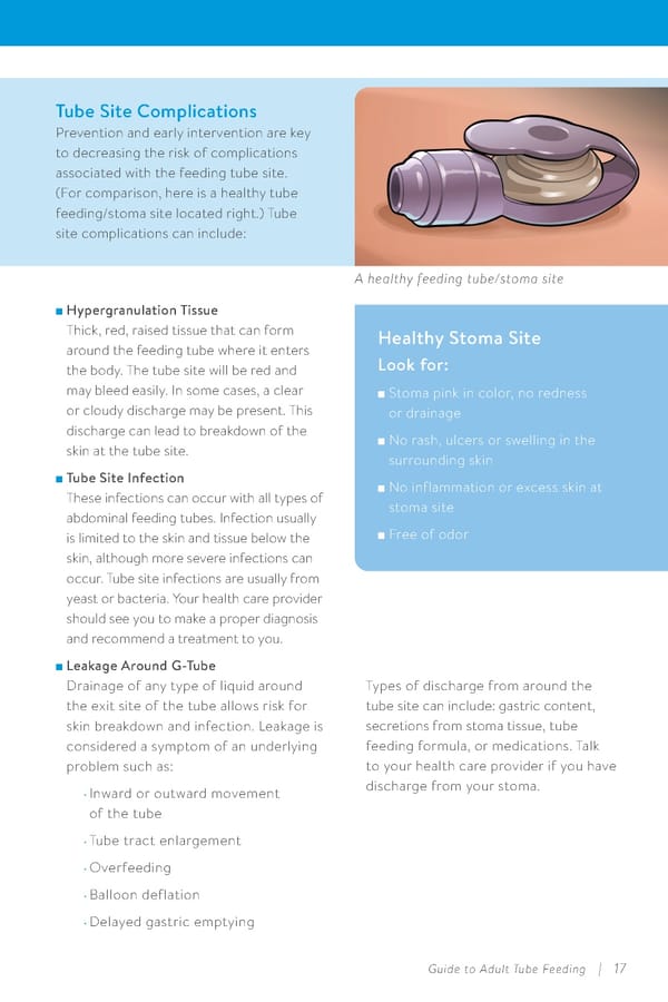 Guide to Adult Tube Feeding at Home  - Page 19