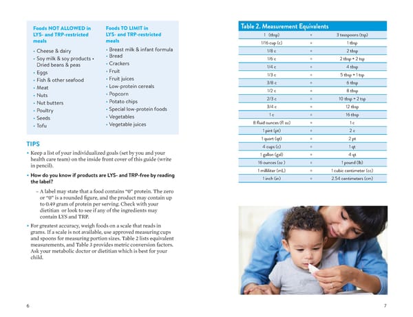 A Food List for Glutaric Aciduria Type 1 (GA 1) - Page 4