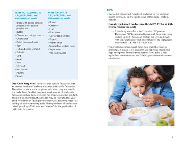 A Food List for Propionic Acidemia (PA) - Page 4