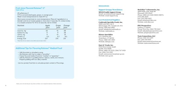 A Guide for Understanding Maple Syrup Urine Disease (MSUD) - Page 9