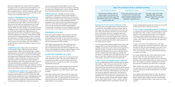 A Guide for Understanding Disorders of Leucine Catabolism (DLC) - Page 4