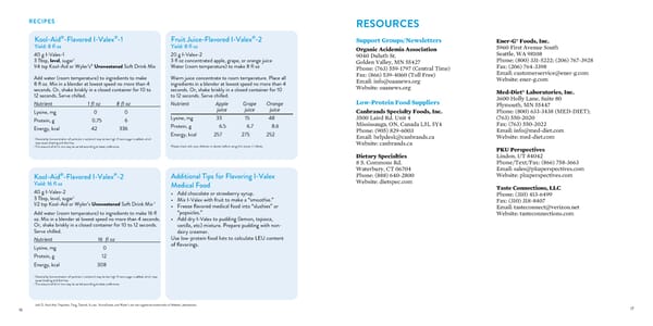 A Guide for Understanding Disorders of Leucine Catabolism (DLC) - Page 9